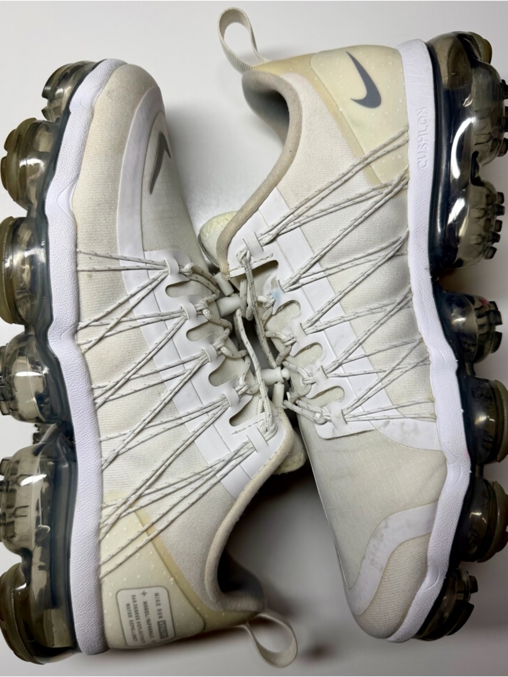 Nike Air VaporMax Run Utility White Reflect Silver Women’s 8 AQ8811‑100